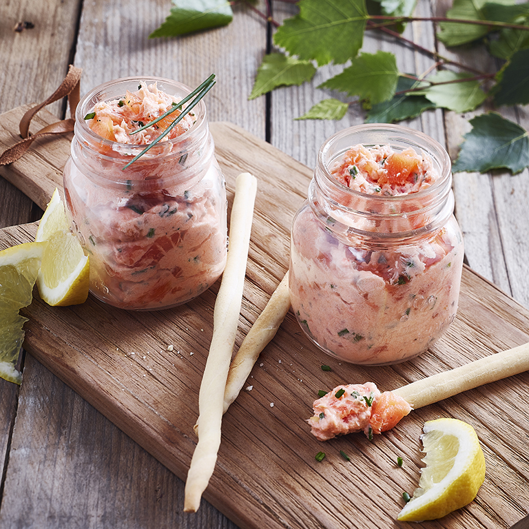 Rillettes deux saumons - Delpeyrat