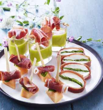 recette apéritif de jambon estival