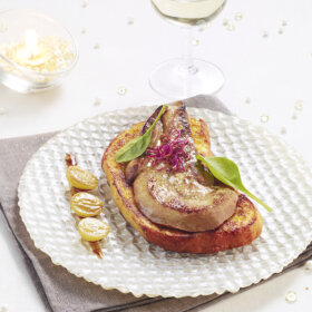 recette brioche perdue au foie gras