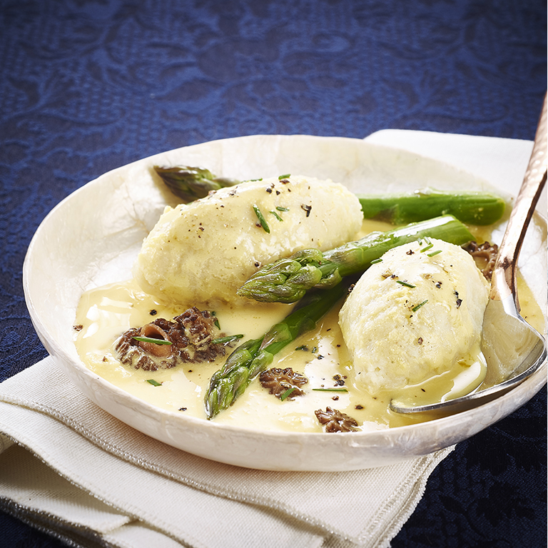 recette quenelles de foie gras et sabayon au vin rance