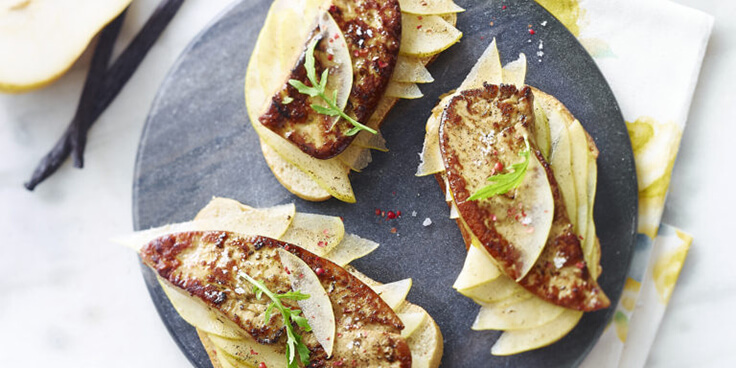 recette tartine foie gras poêlé