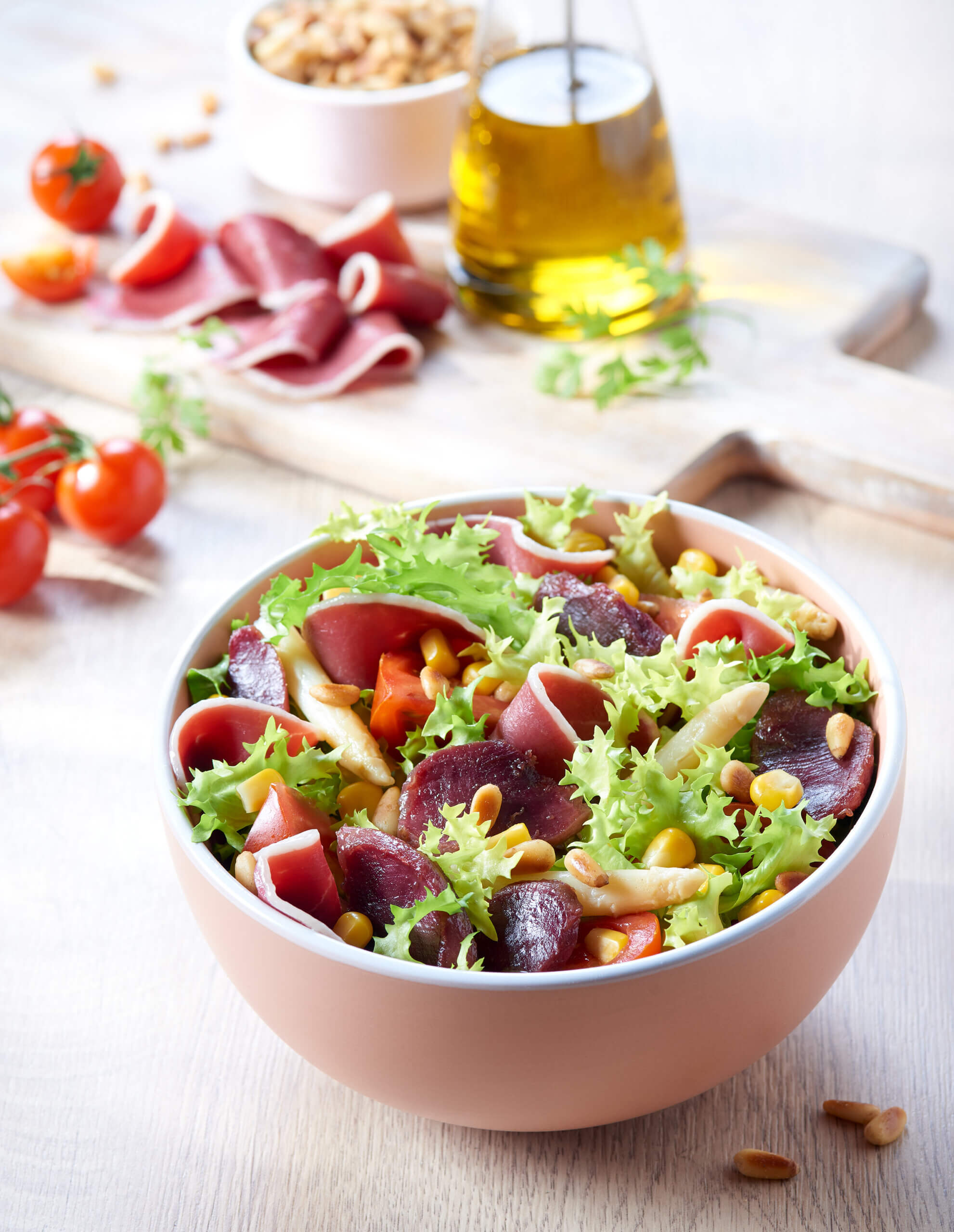 Salade estivale magret