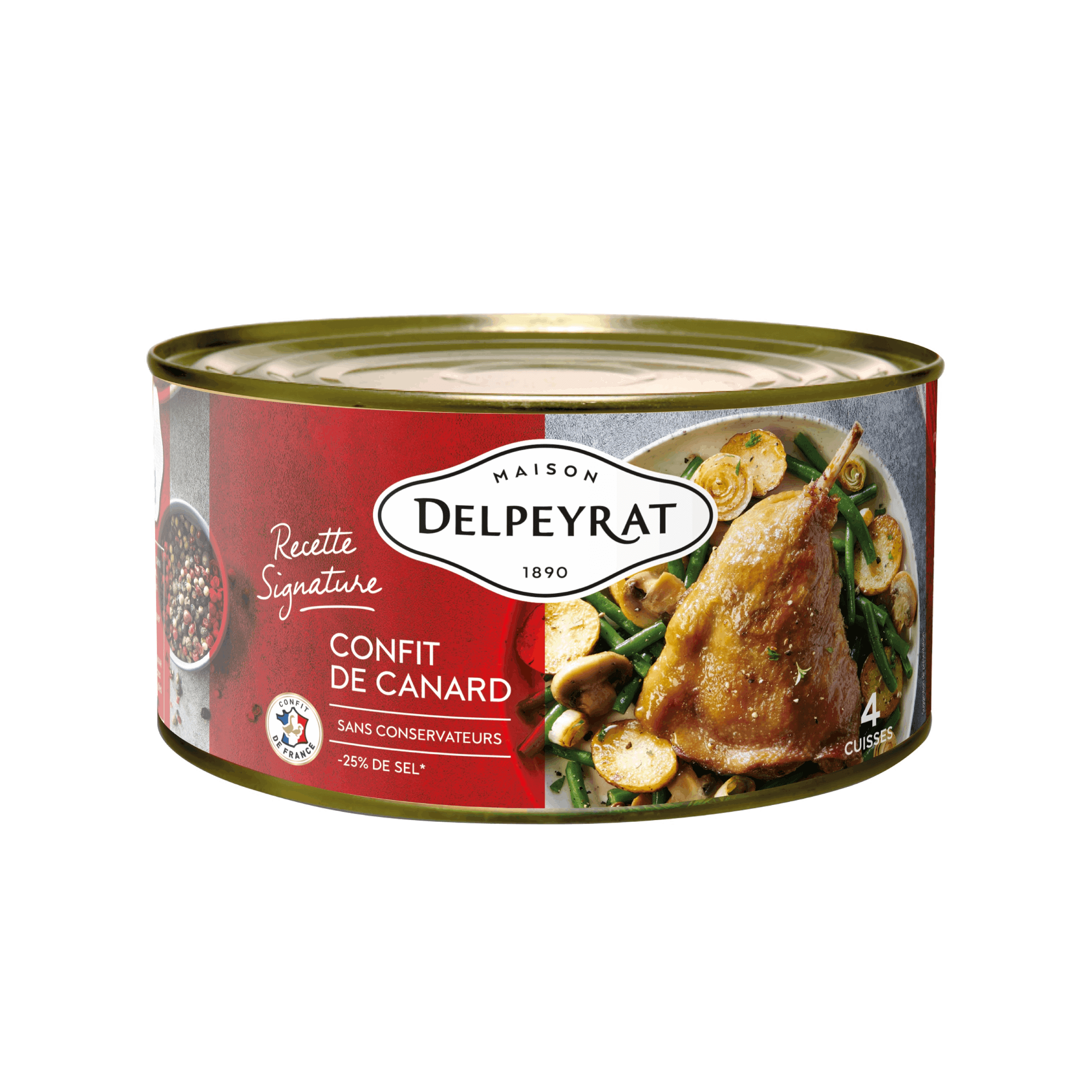 Confit de canard France TSR 4 cuisses